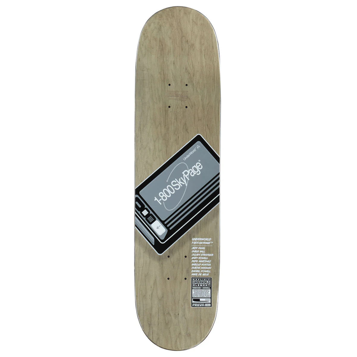 Underworld Element SkyPager EX7 Skateboard Complete - 8.25" - Image 2