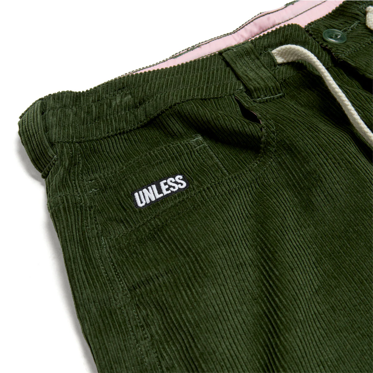 Unless Baggy Cord Pants - Black Forest - Image 2
