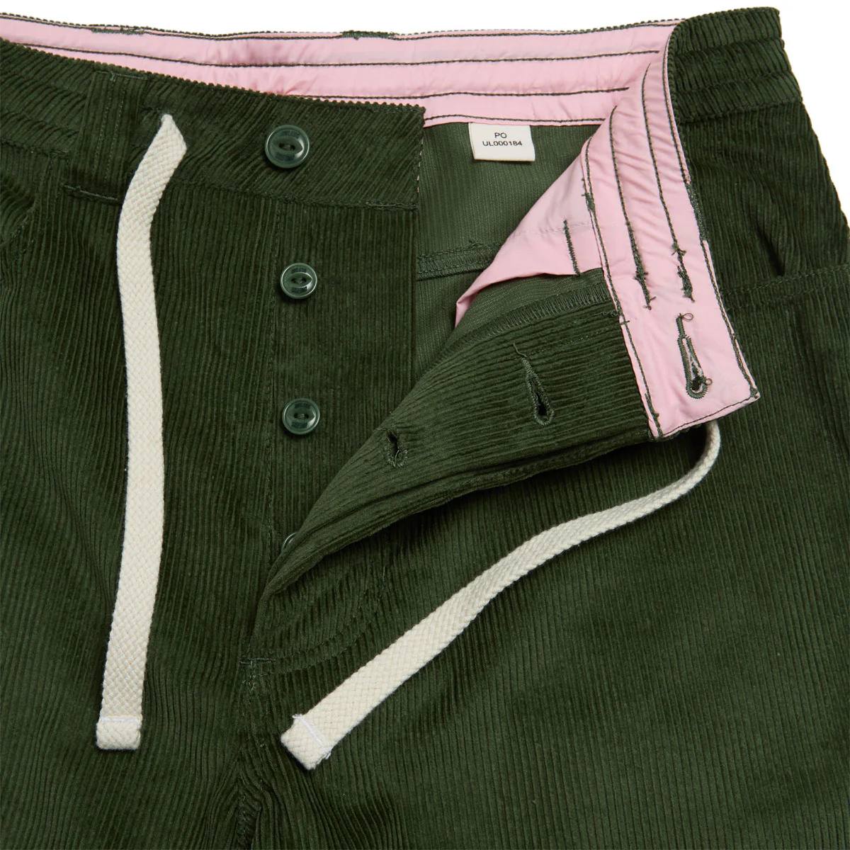 Unless Baggy Cord Pants - Black Forest - Image 3