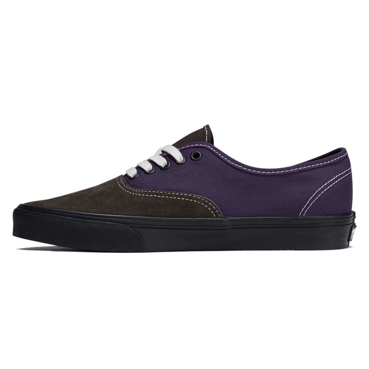 Vans Authentic Shoes - Black Sidewall/Gothic Grape - Image 2