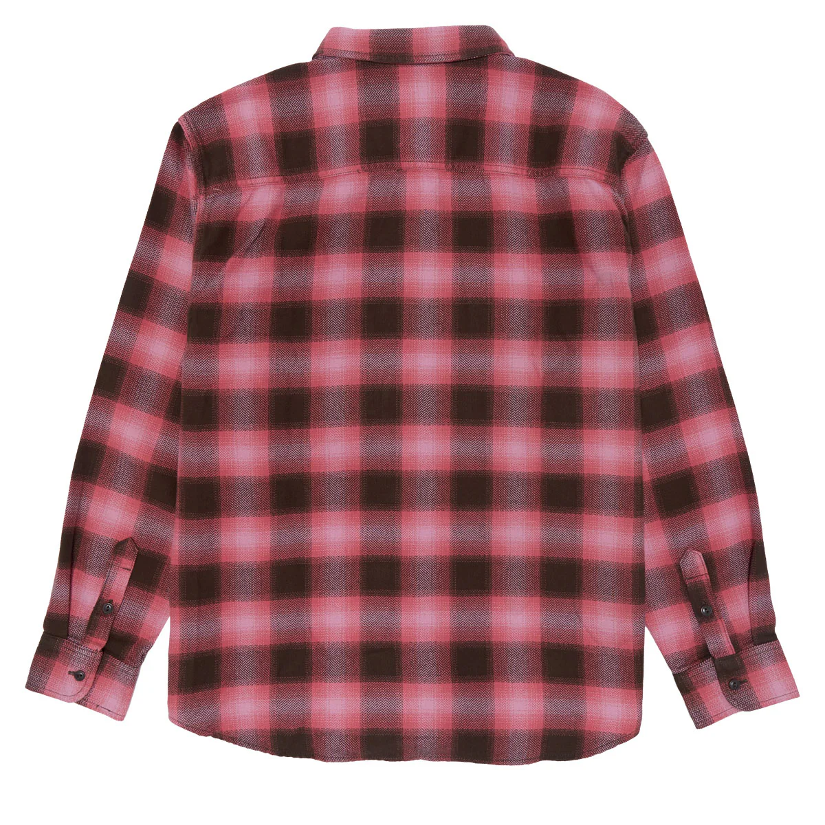 Vans Bixby Plaid Flannel Shirt - Coal Brown/Pink Dawn - Image 2