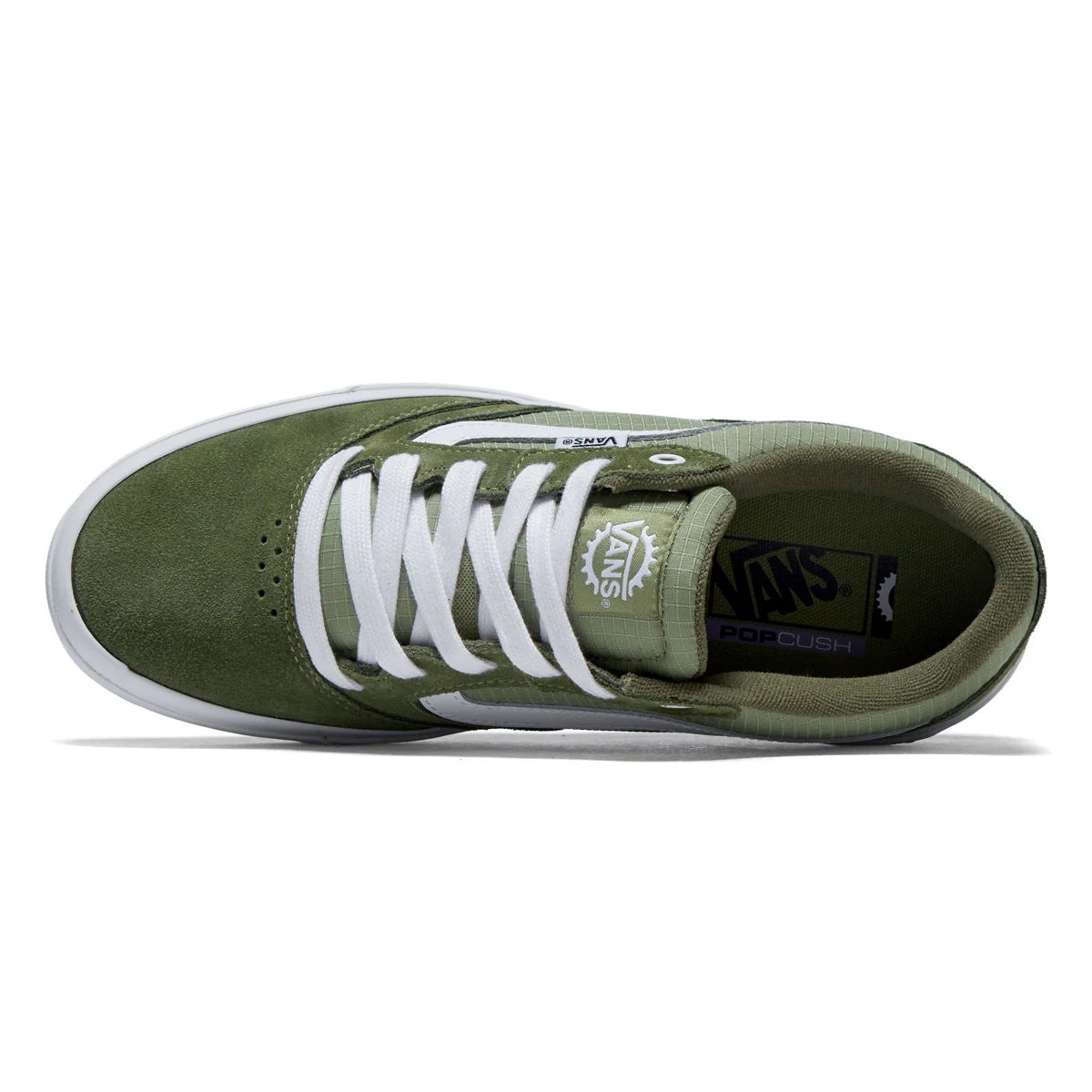 Vans BMX Proof Wafflecup Shoes - Olive/White - Image 3