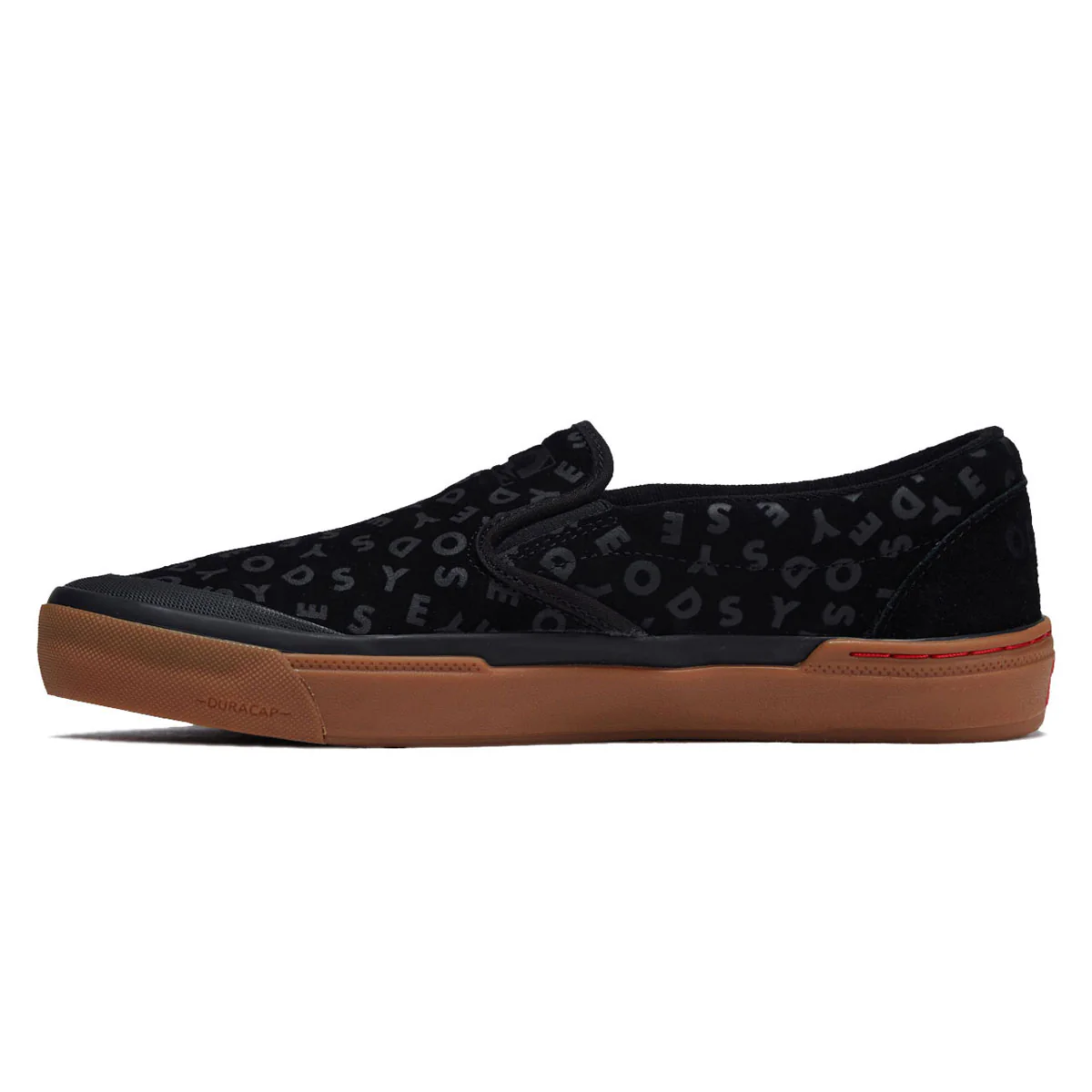 Vans BMX Slip-On Shoes - Black/Red/Gum - Image 2