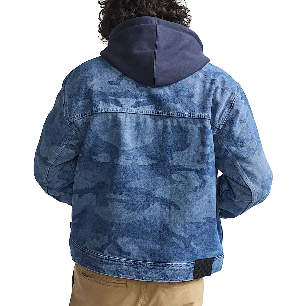 Vans Camo Denim Trucker Jacket - Stonewash Blue - Image 2