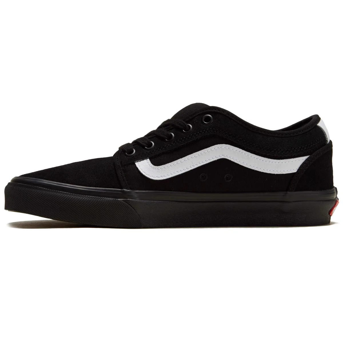 Vans Skate Chukka Low Sidestripe Shoes - Black/Black/White - Image 2
