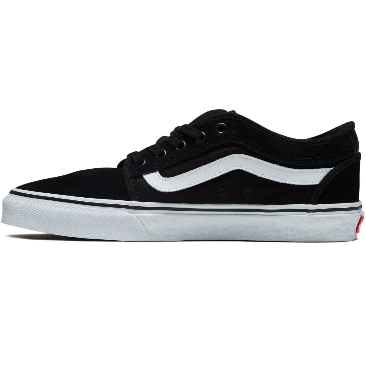 Vans Skate Chukka Low Sidestripe Shoes - Black/White - Image 2