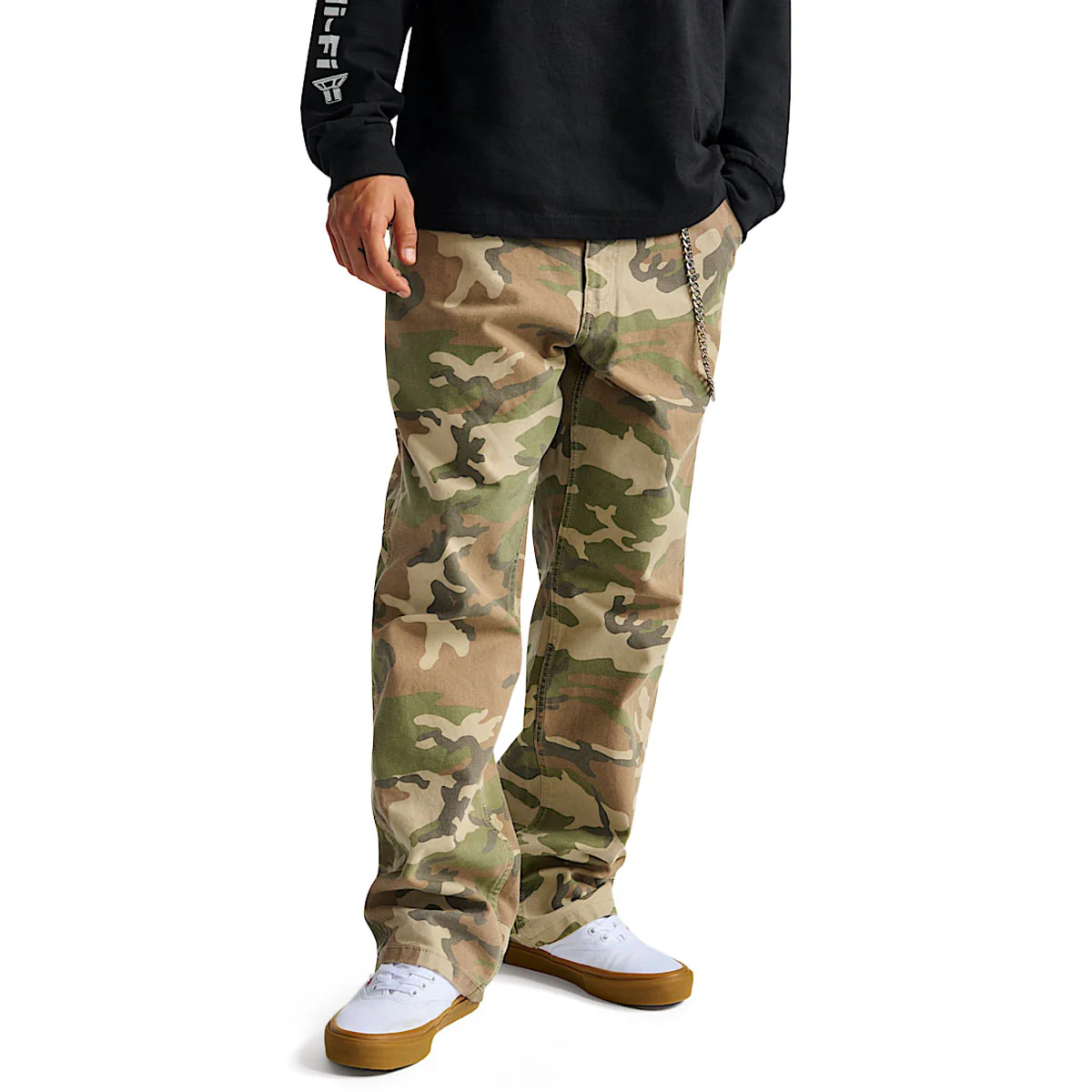 Vans Drill Chore Carpenter Loose Camo Pants - Vintage Camo - Image 2