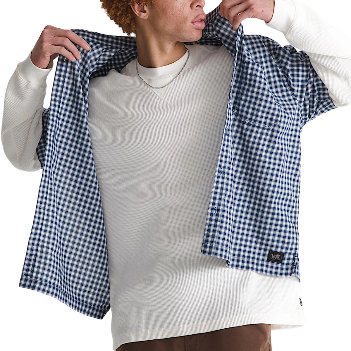 Vans Larkspur Mini Plaid Shirt - Deep Indigo - Image 2