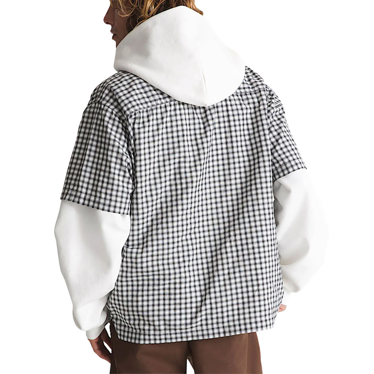 Vans Larkspur Mini Plaid Shirt - White/Black - Image 3