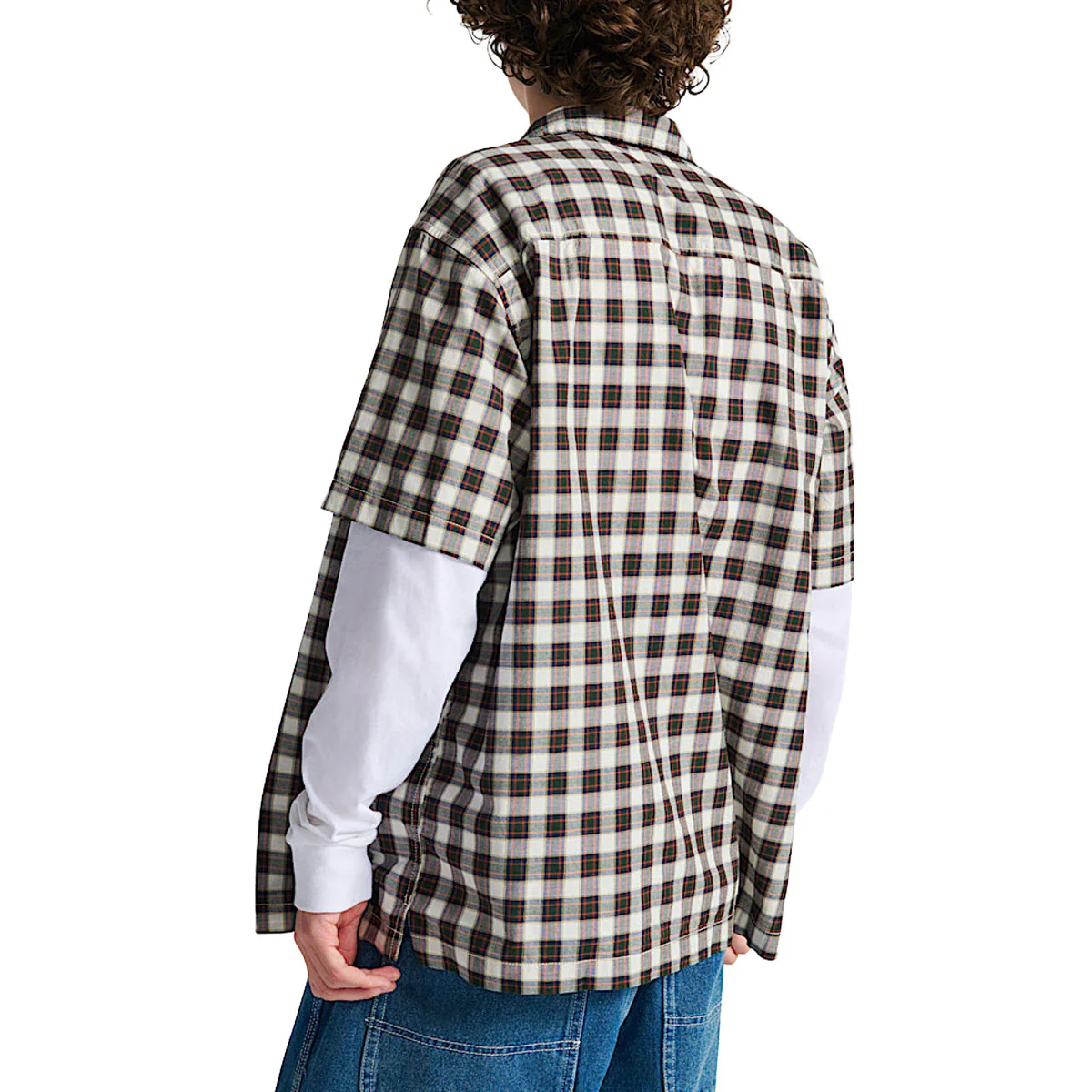 Vans Monte Plaid Shirt - Egret - Image 3