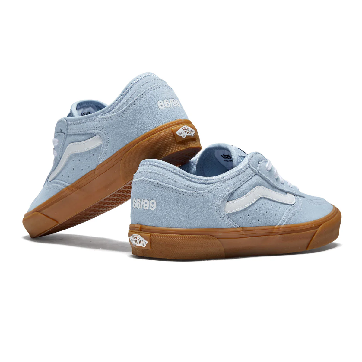 Vans Rowley Classic Shoes - Gum/Light Blue - Image 5