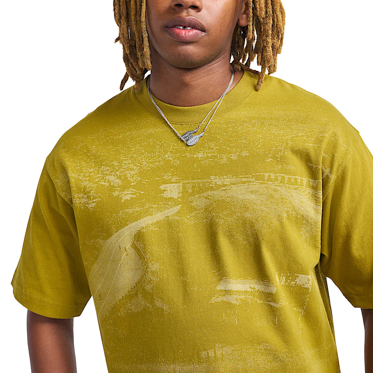 Vans Skate x Atiba Haze Hillz Bomb Short T-Shirt - Burnt Gold - Image 3