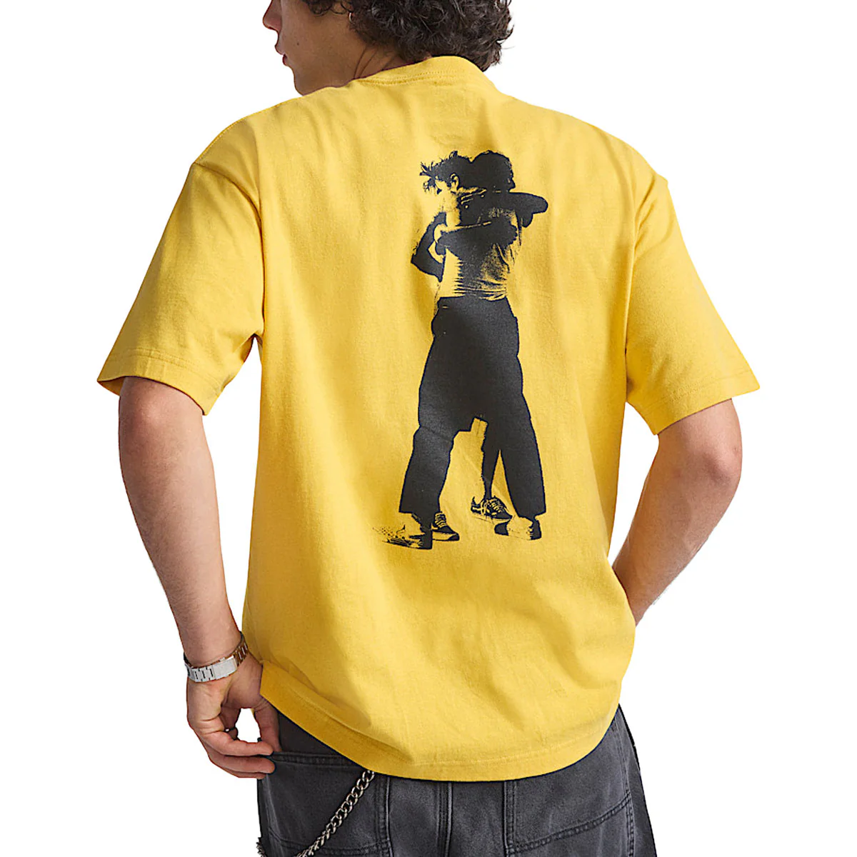 Vans Skate x Atiba Haze Hug T-Shirt - Spicy Mustard - Image 2