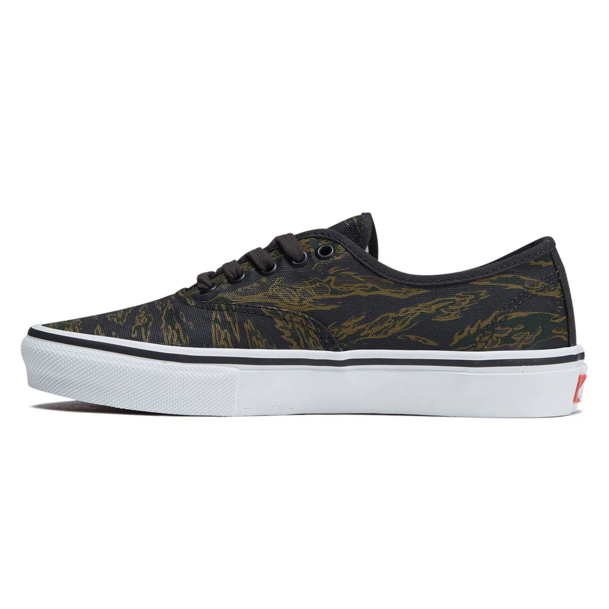 Vans Skate Authentic Shoes - Tiger Camo Green/Black - Image 2