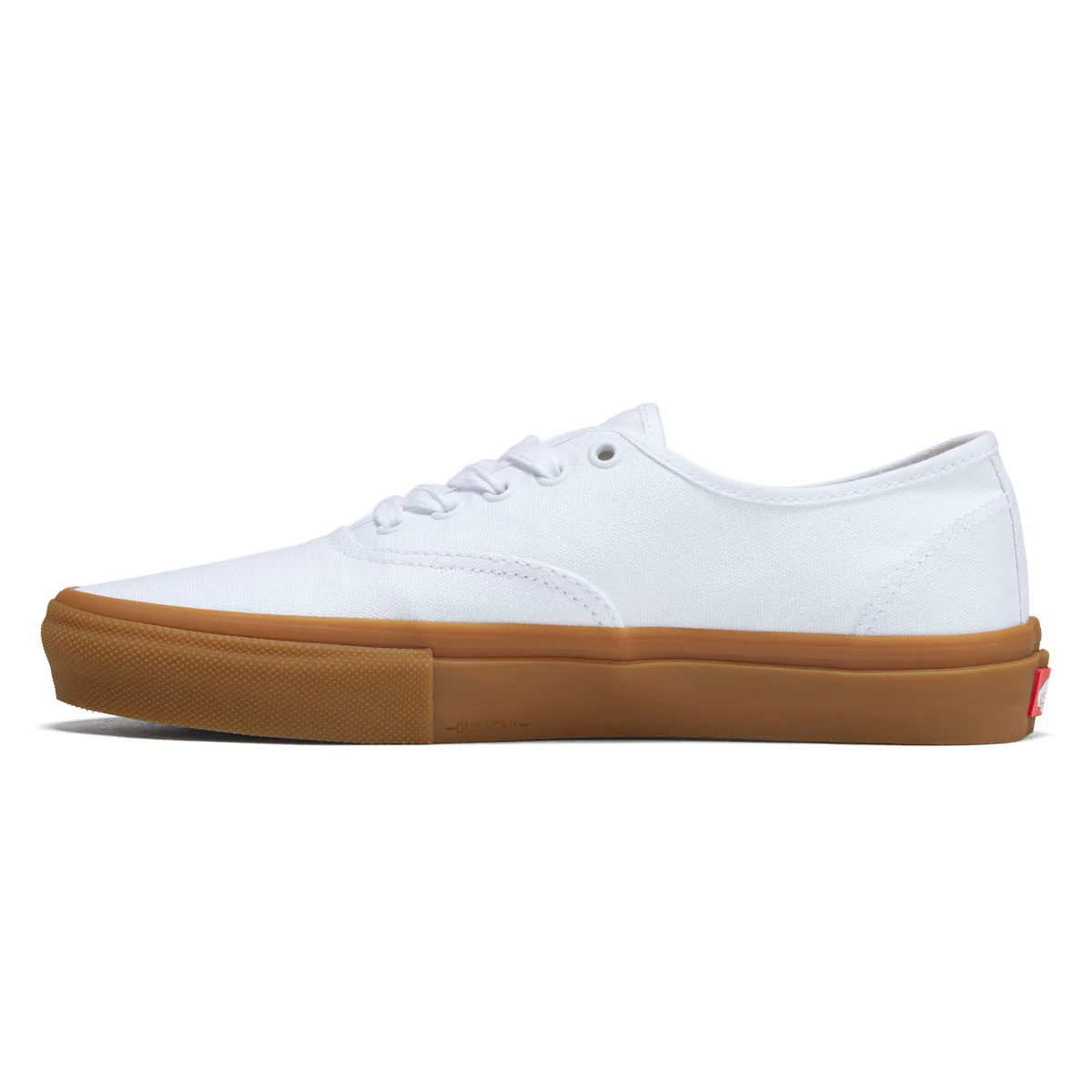 Vans Skate Authentic Shoes - White/Gum - Image 2