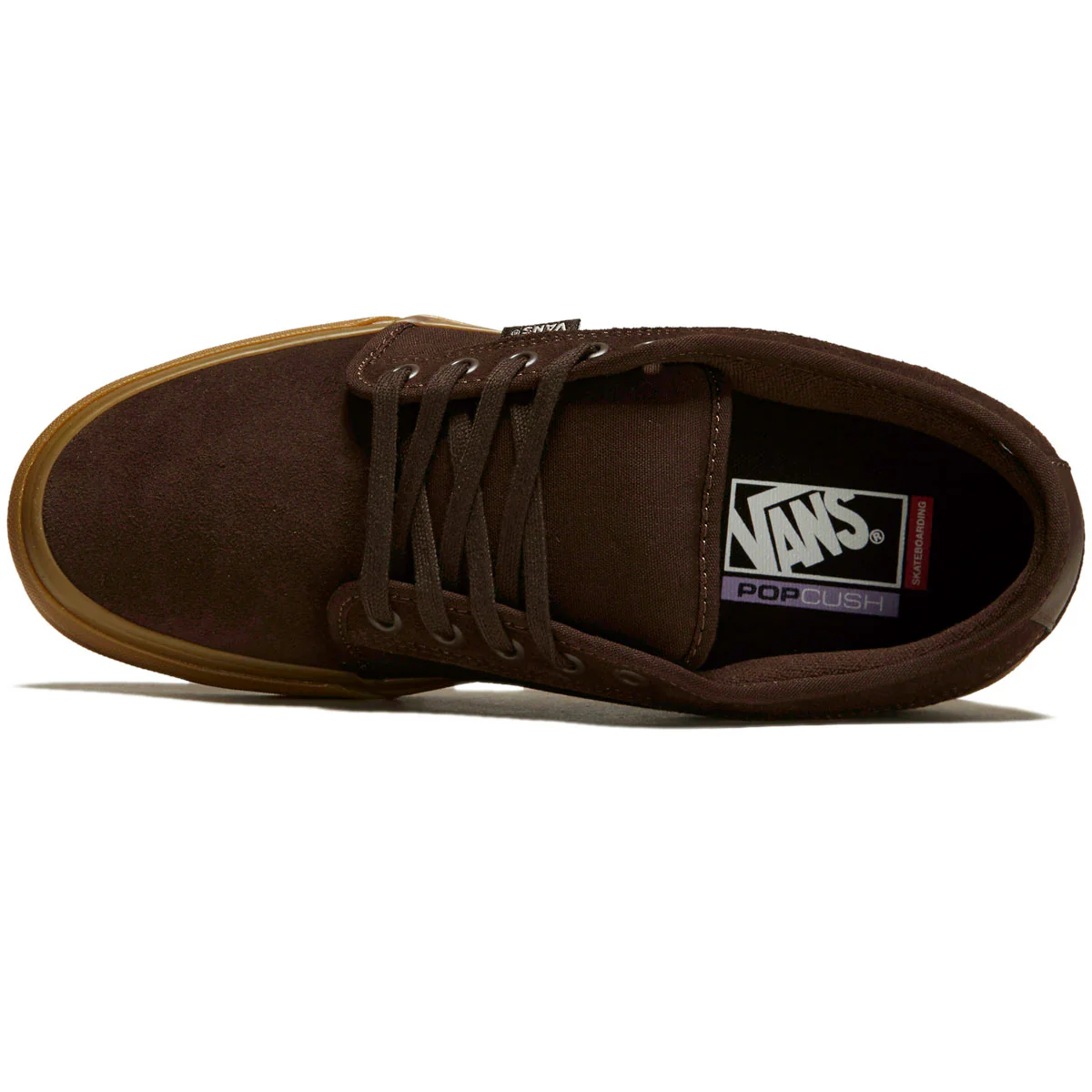 Vans Skate Chukka Low Shoes - Dark Brown/Gum - Image 3