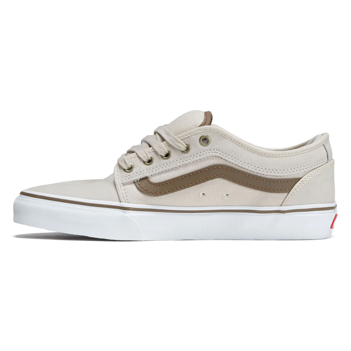 Vans Skate Chukka Low Sidestripe Shoes - Espresso/Khaki - Image 2