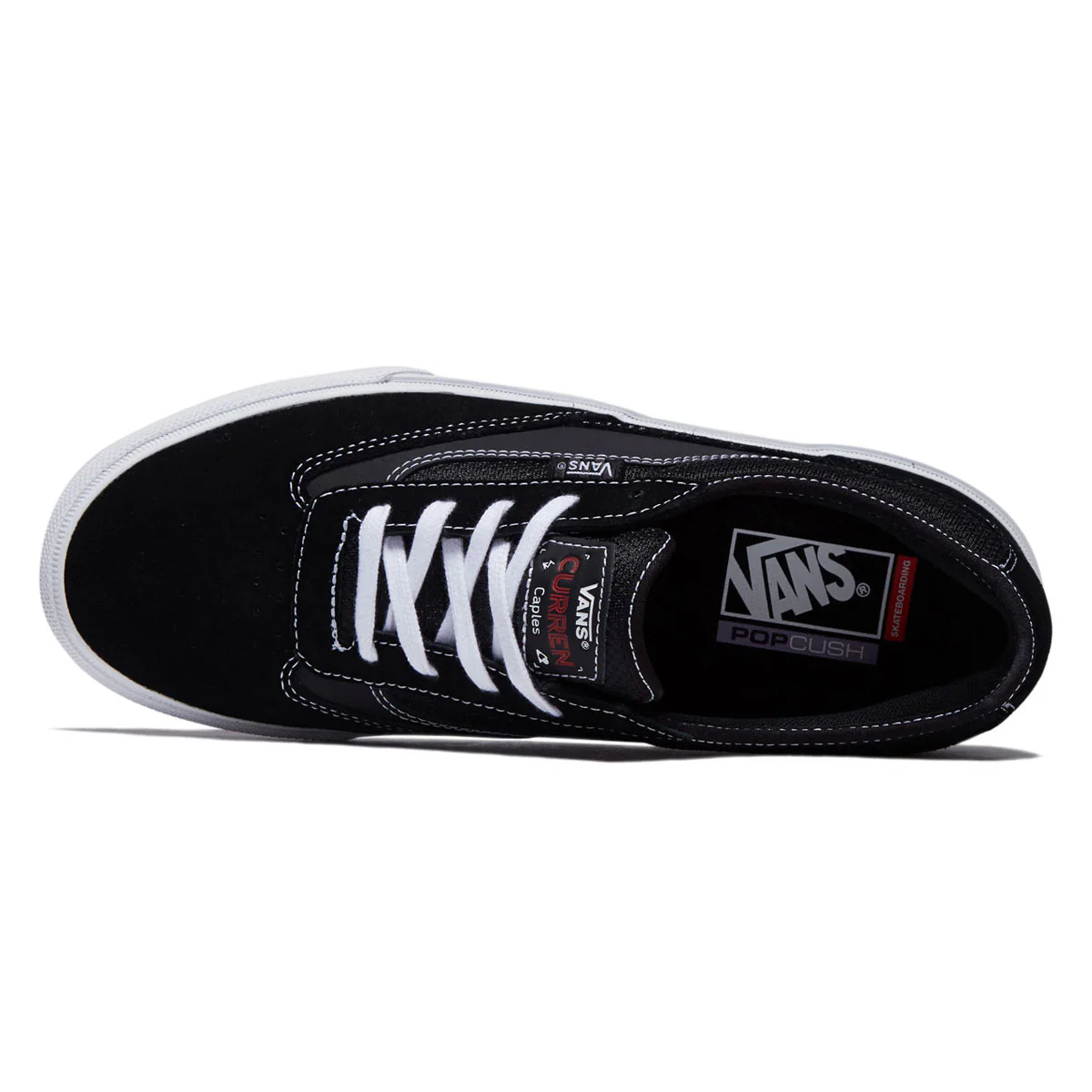 Vans Skate Curren Caples Shoes - Gum Black/White - Image 3
