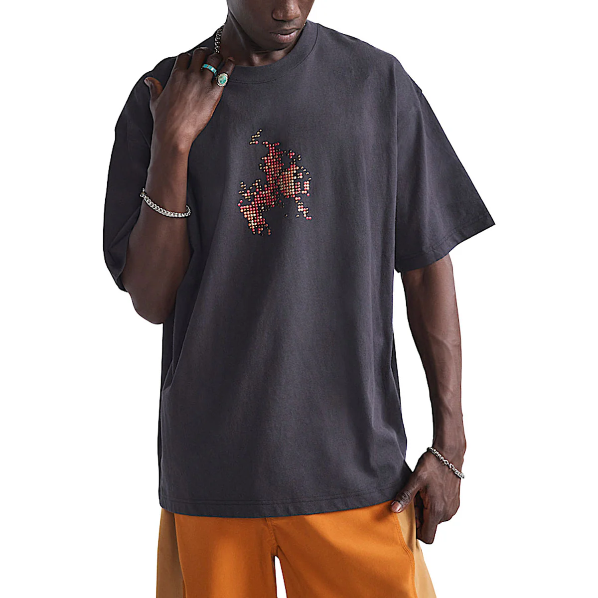 Vans Skate Flame T-Shirt - Black - Image 2