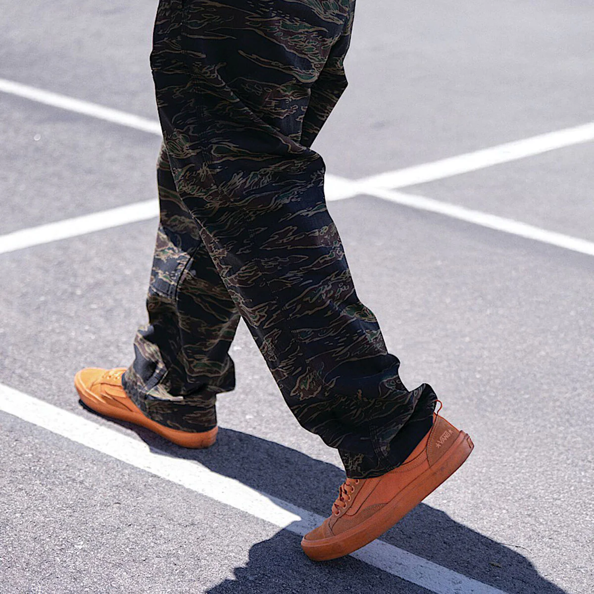 Vans Skate x Atiba Loose Haze Cargo Pants - Black Camo - Image 4