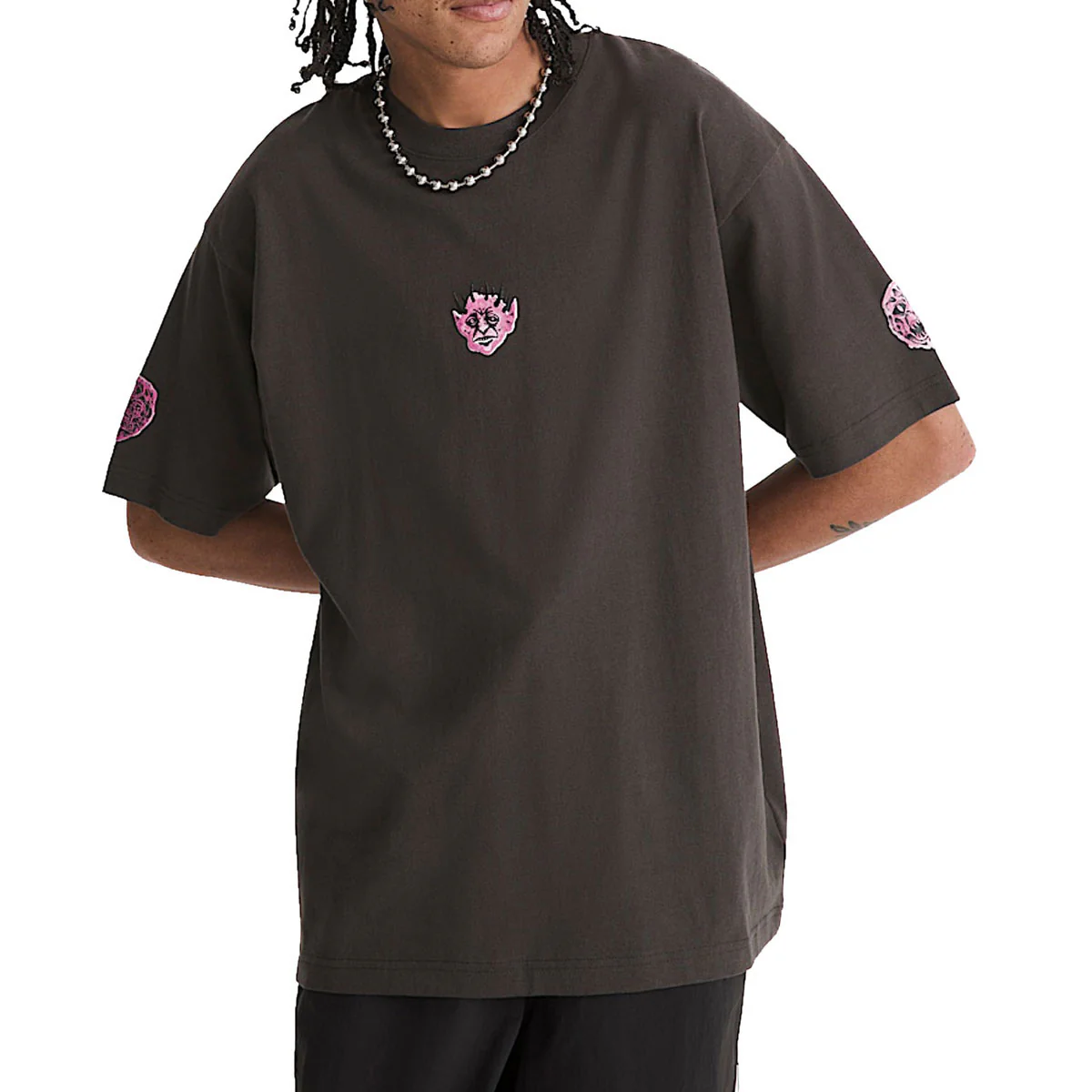 Vans Skate Mike G Goblins T-Shirt - Faded Black - Image 3