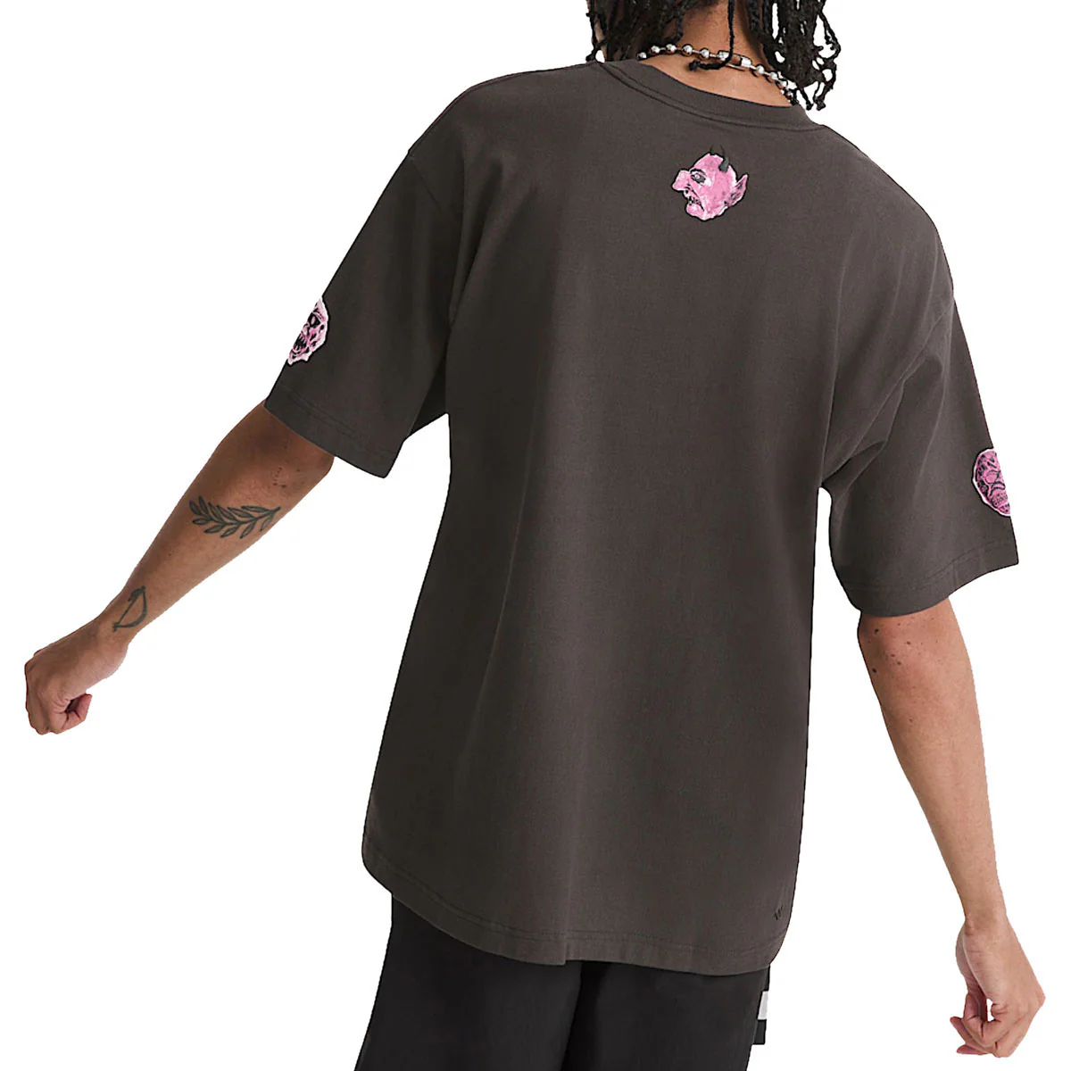 Vans Skate Mike G Goblins T-Shirt - Faded Black - Image 5
