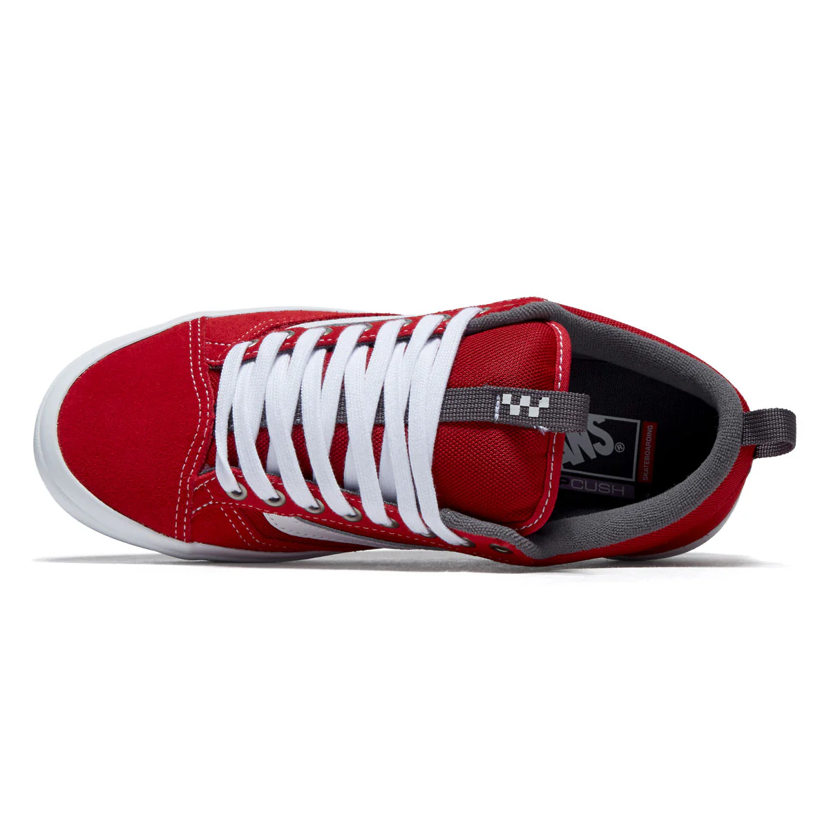 Vans Skate Old Skool 36+ Shoes - Red/White - Image 3