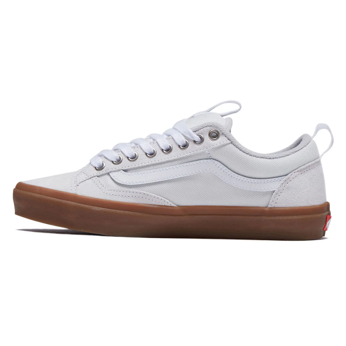 Vans Skate Old Skool 36+ Shoes - White/Gum - Image 2
