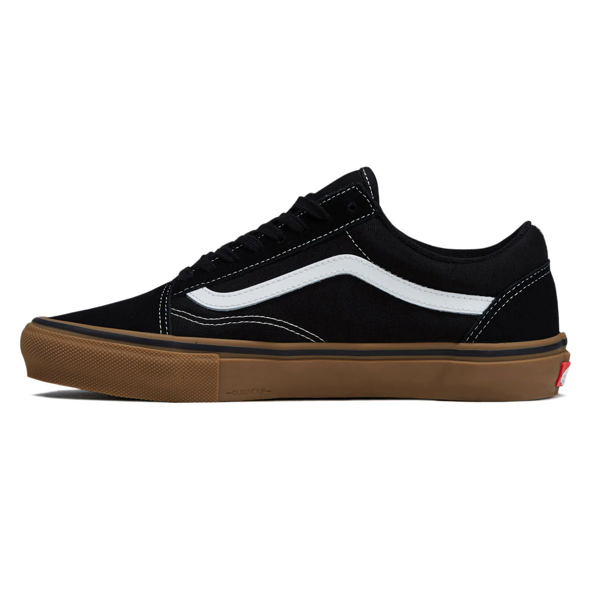 Vans Skate Old Skool Shoes - Black/Gum/White - Image 2