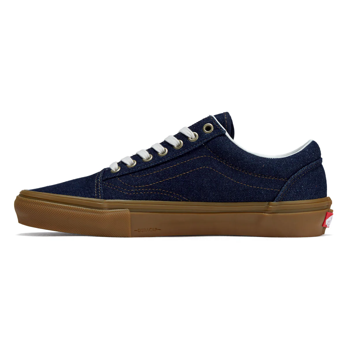 Vans Skate Old Skool Shoes - Blue Denim - Image 2