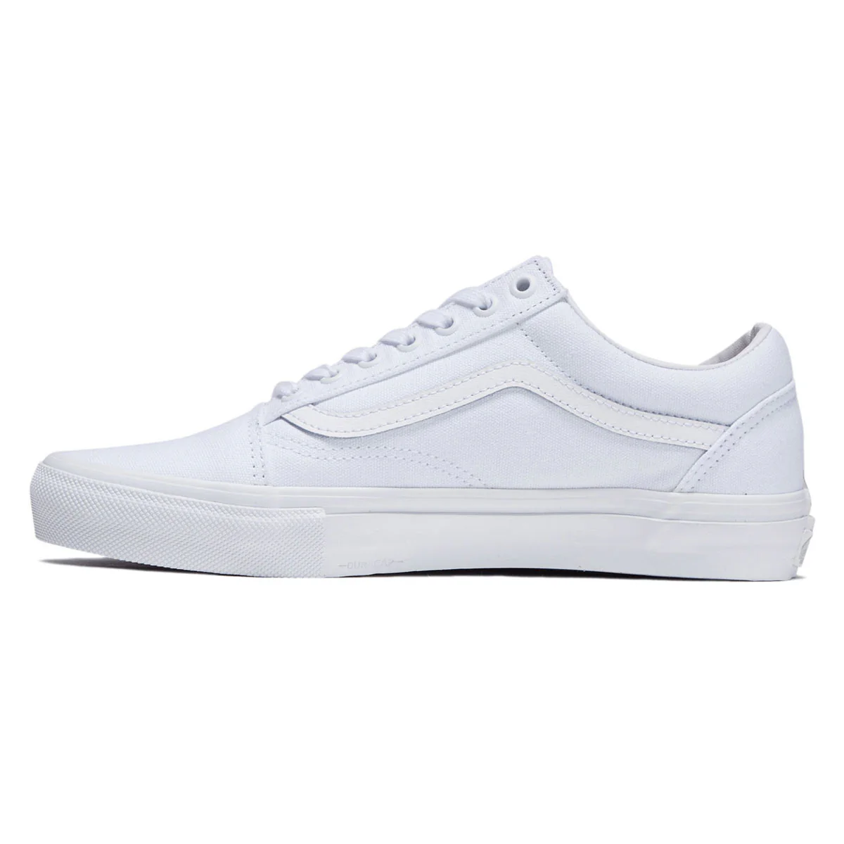 Vans Skate Old Skool Shoes - Canvas True White - Image 2