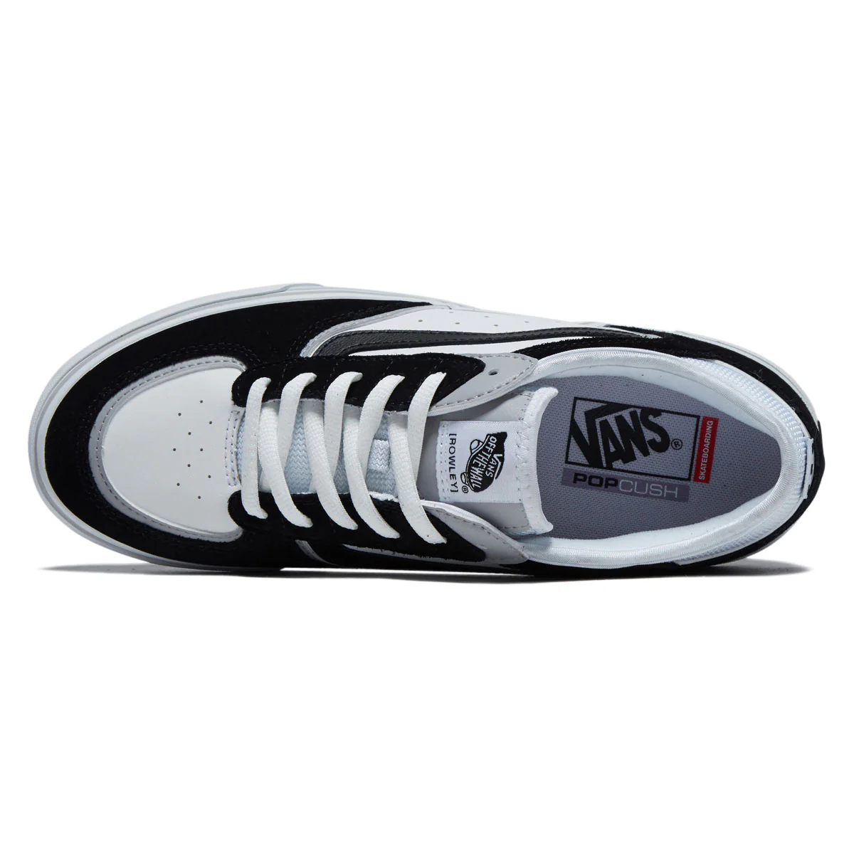 Vans Skate Rowley Shoes - Black/White - Image 3