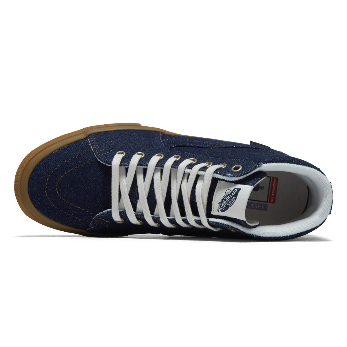 Vans Skate Sk8-Hi Shoes - Blue Denim - Image 3