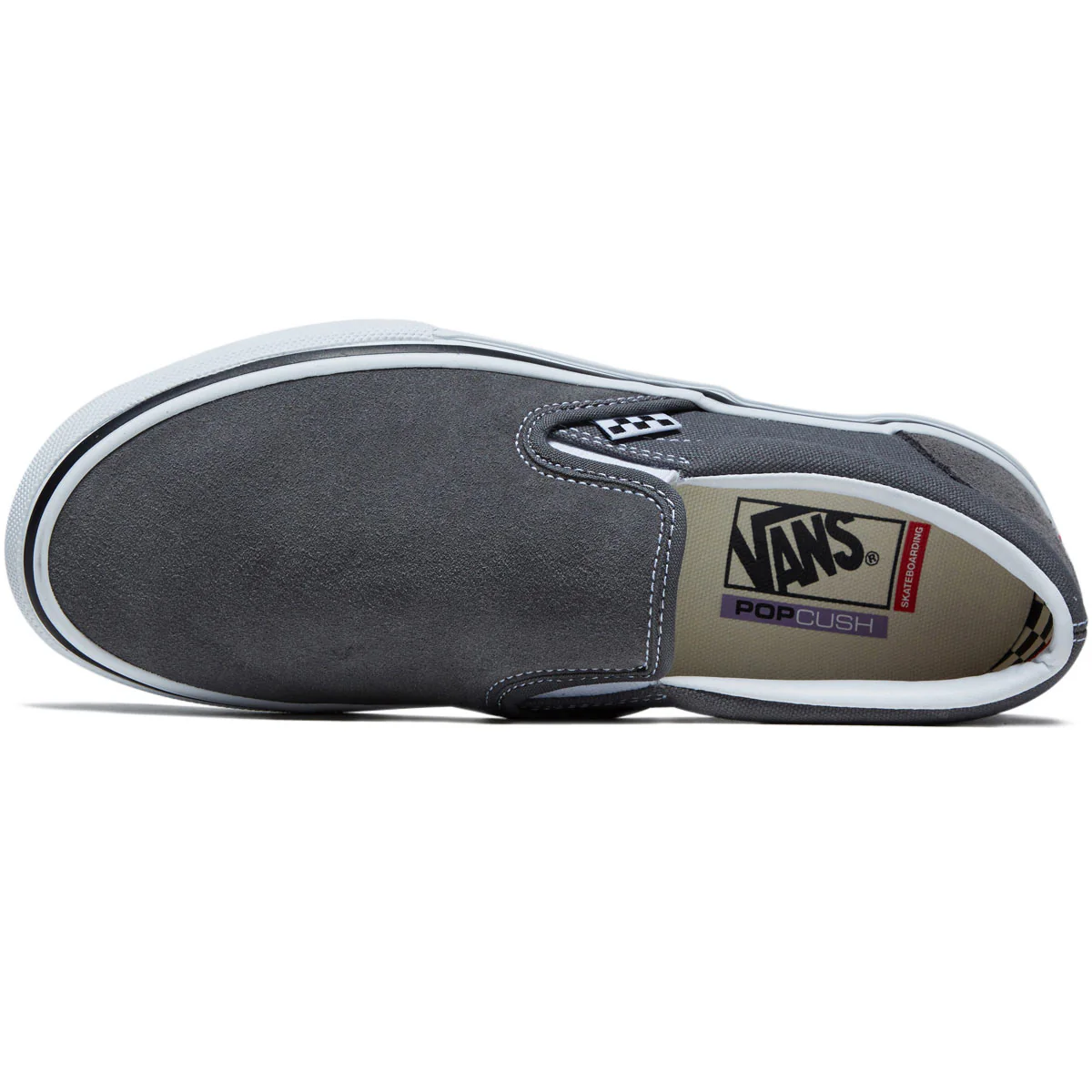 Vans Skate Slip-on Shoes - Pewter/White - Image 3