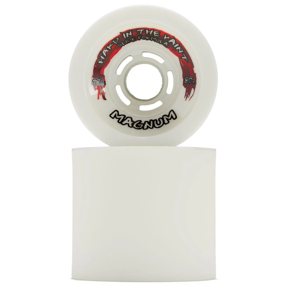 Venom Hard In The Paint Magnum 80a Longboard Wheels - White - 78mm - Image 2