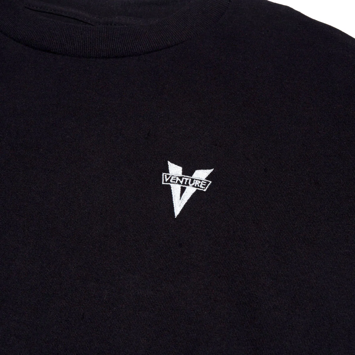 Venture Heritage Emb T-Shirt - Black/Cool Grey - Image 2