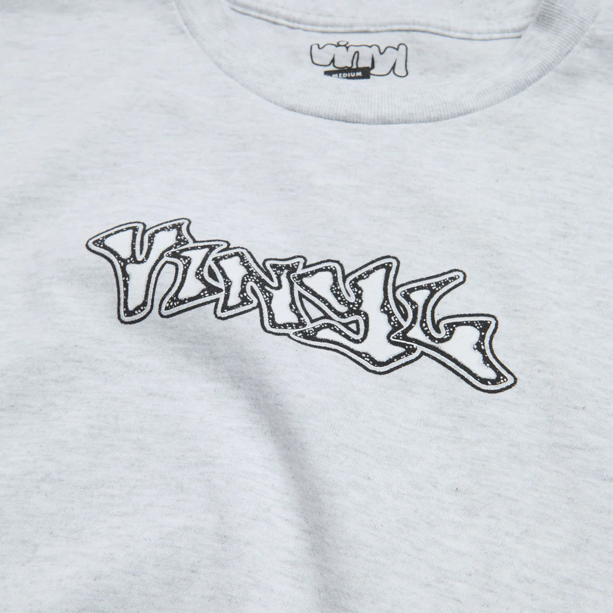 Vinyl Graffiti T-Shirt - Ash - Image 2