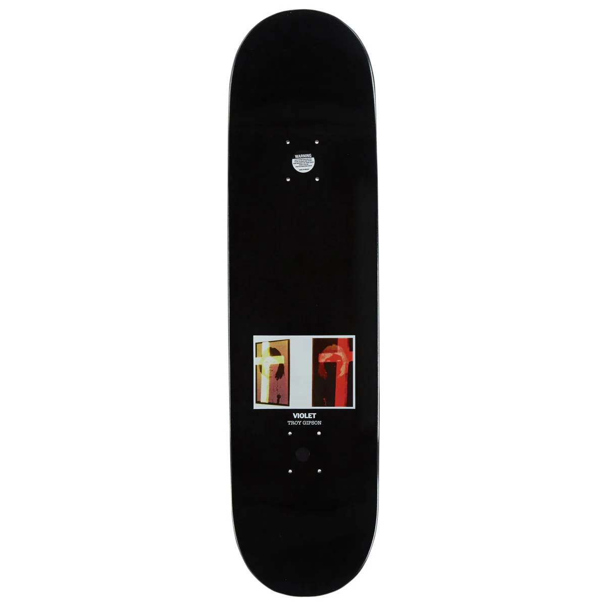 Violet Dead Ringer Troy Gipson Skateboard Deck - 8.38" - Image 2