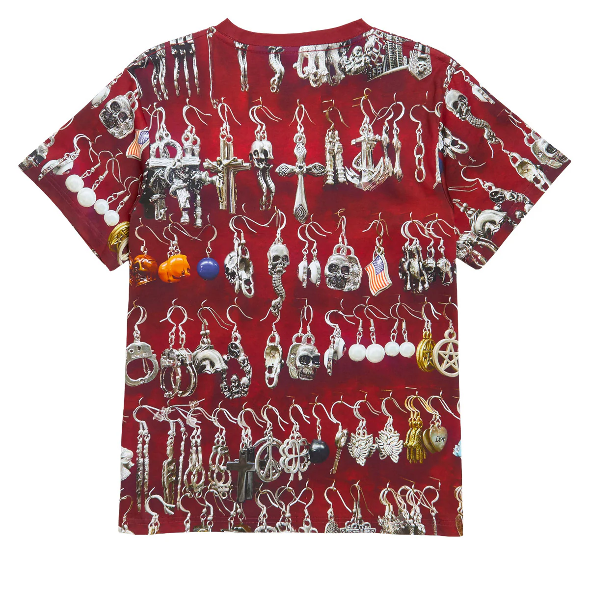 Violet Earings T-Shirt - Red - Image 2