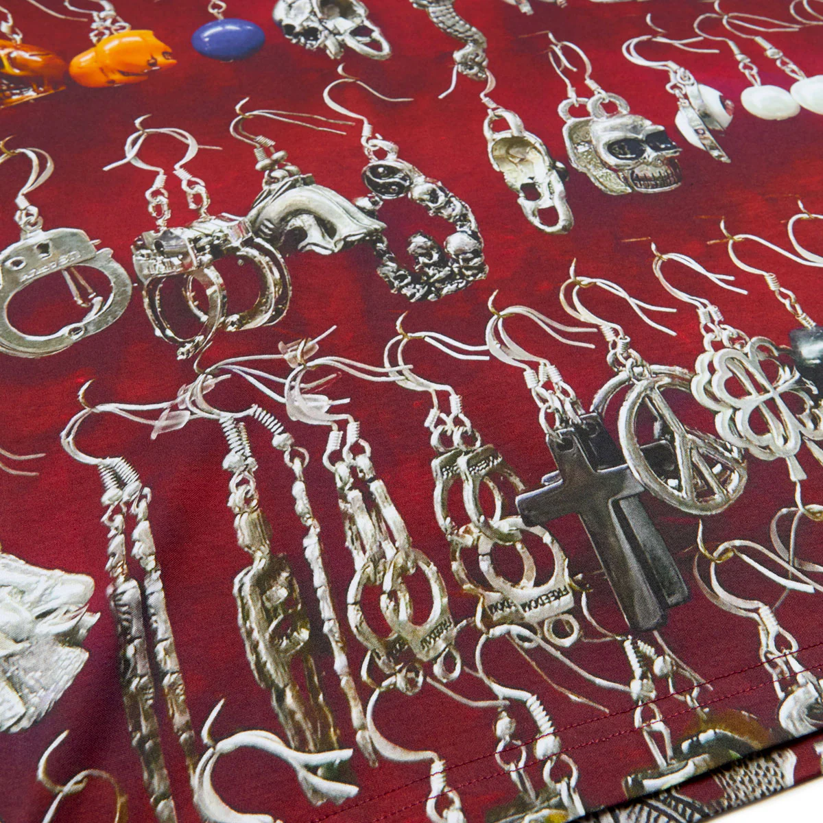 Violet Earings T-Shirt - Red - Image 4