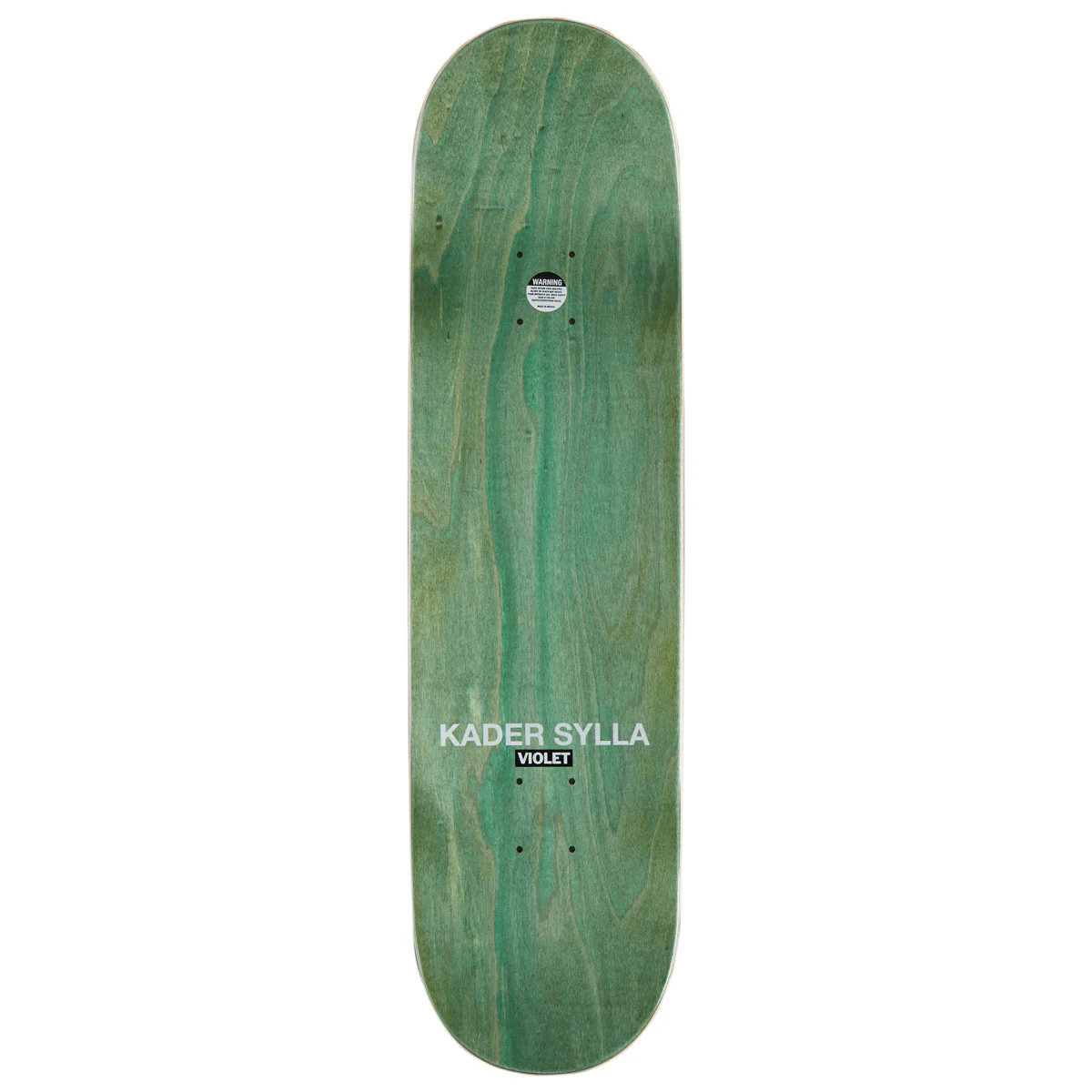 Violet Leather Pattern Kader Sylla Skateboard Deck - 8.50" - Image 2