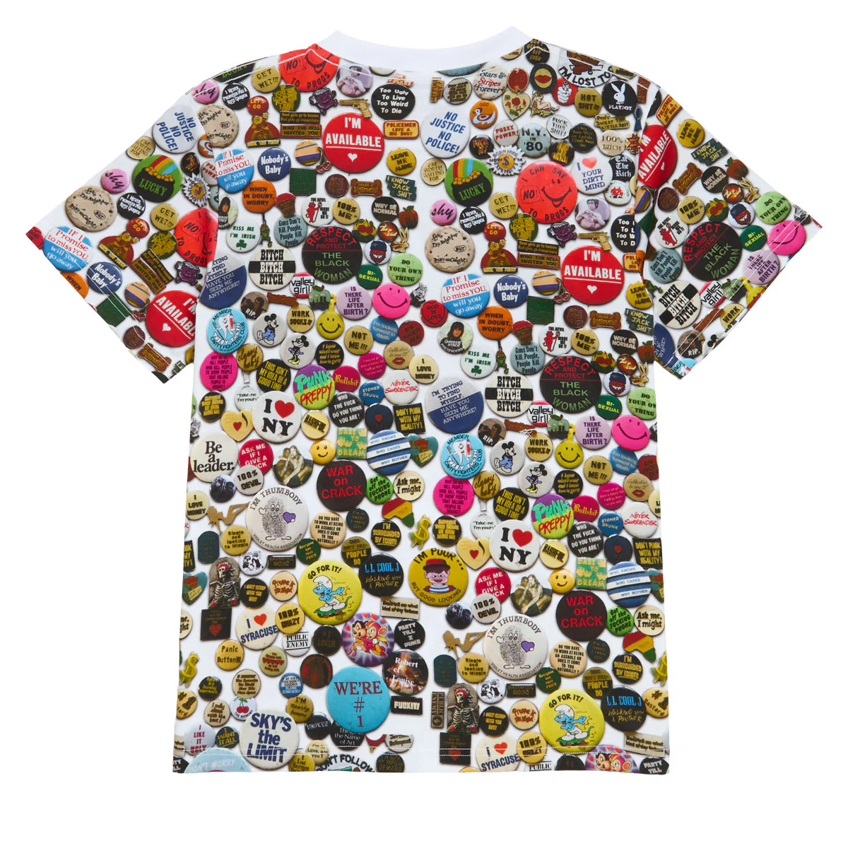 Violet Pins T-Shirt - White - Image 2