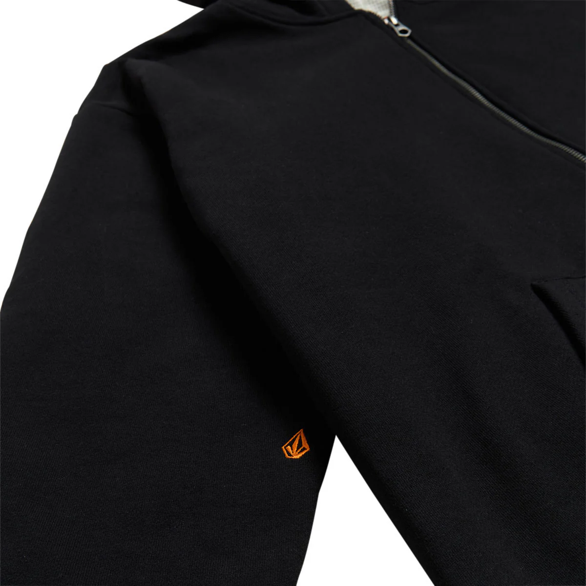 Volcom Axestone Workwear Lined Fleece Hoodie - Black - Image 4