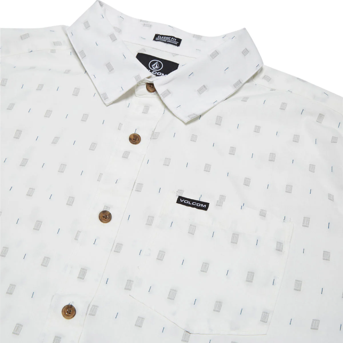 Volcom Bankstone Shirt - White Combo - Image 3
