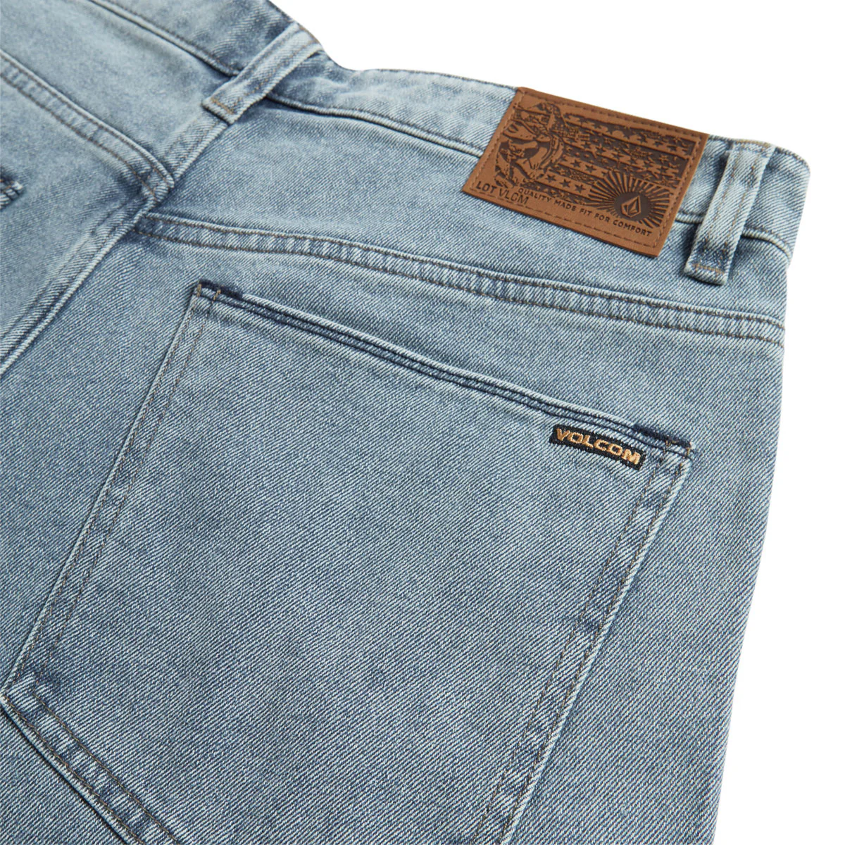 Volcom Billow Denim Jeans - Dust Bowl Indigo - Image 3