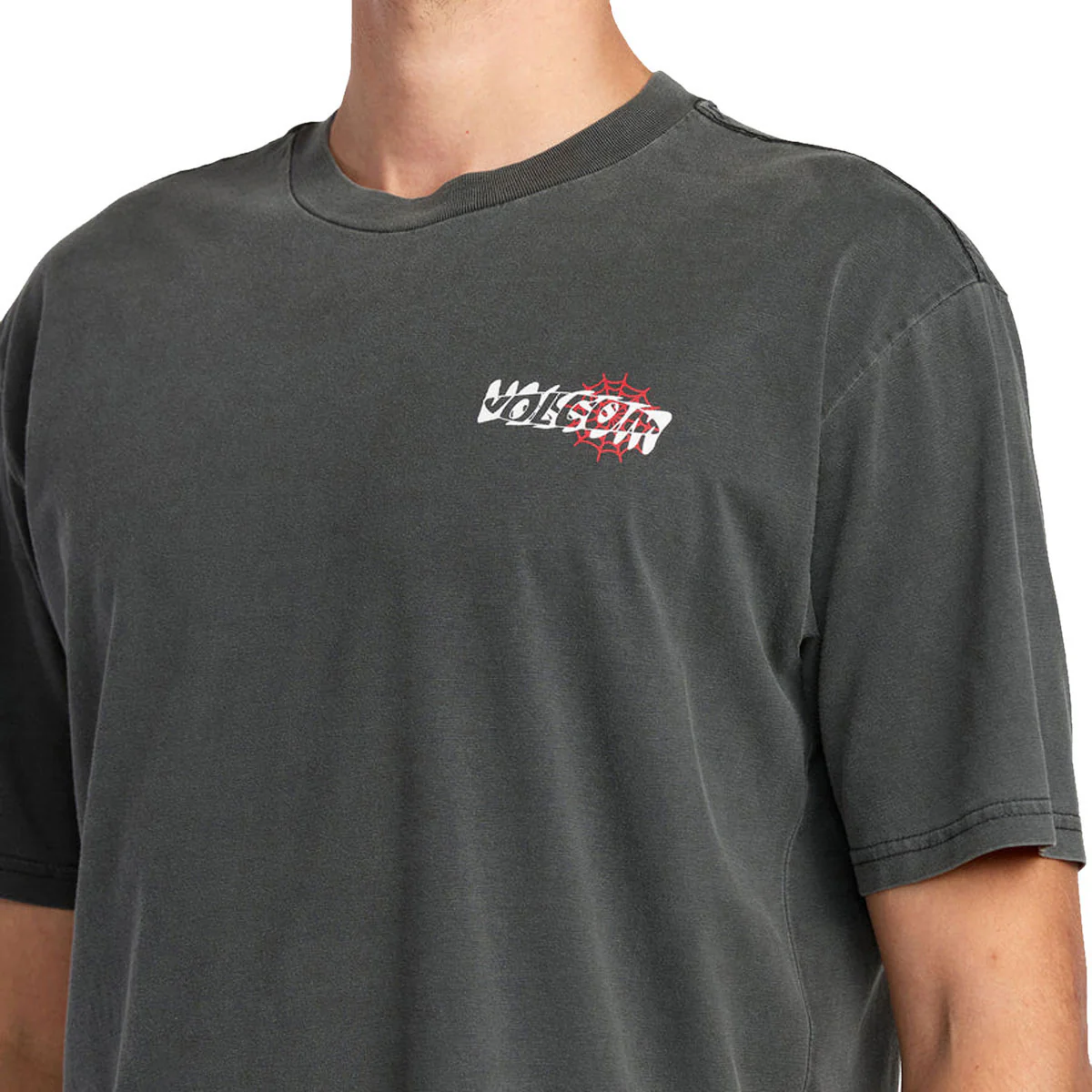 Volcom Brain Mix T-Shirt - Stealth - Image 5