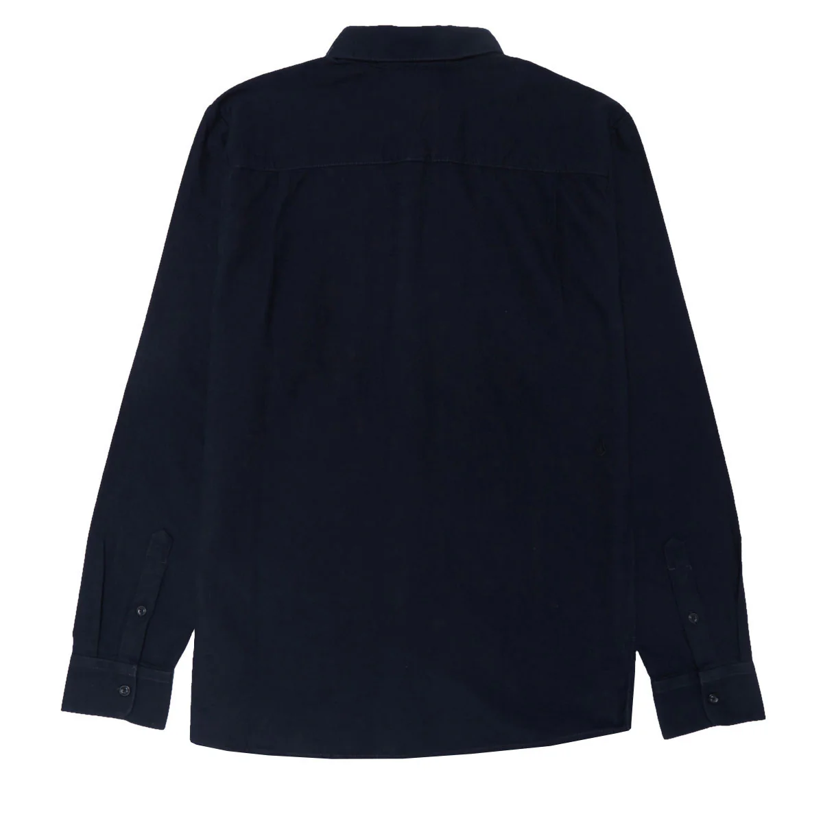 Volcom Caden Solid Long Sleeve Shirt - Navy 2025 - Image 2