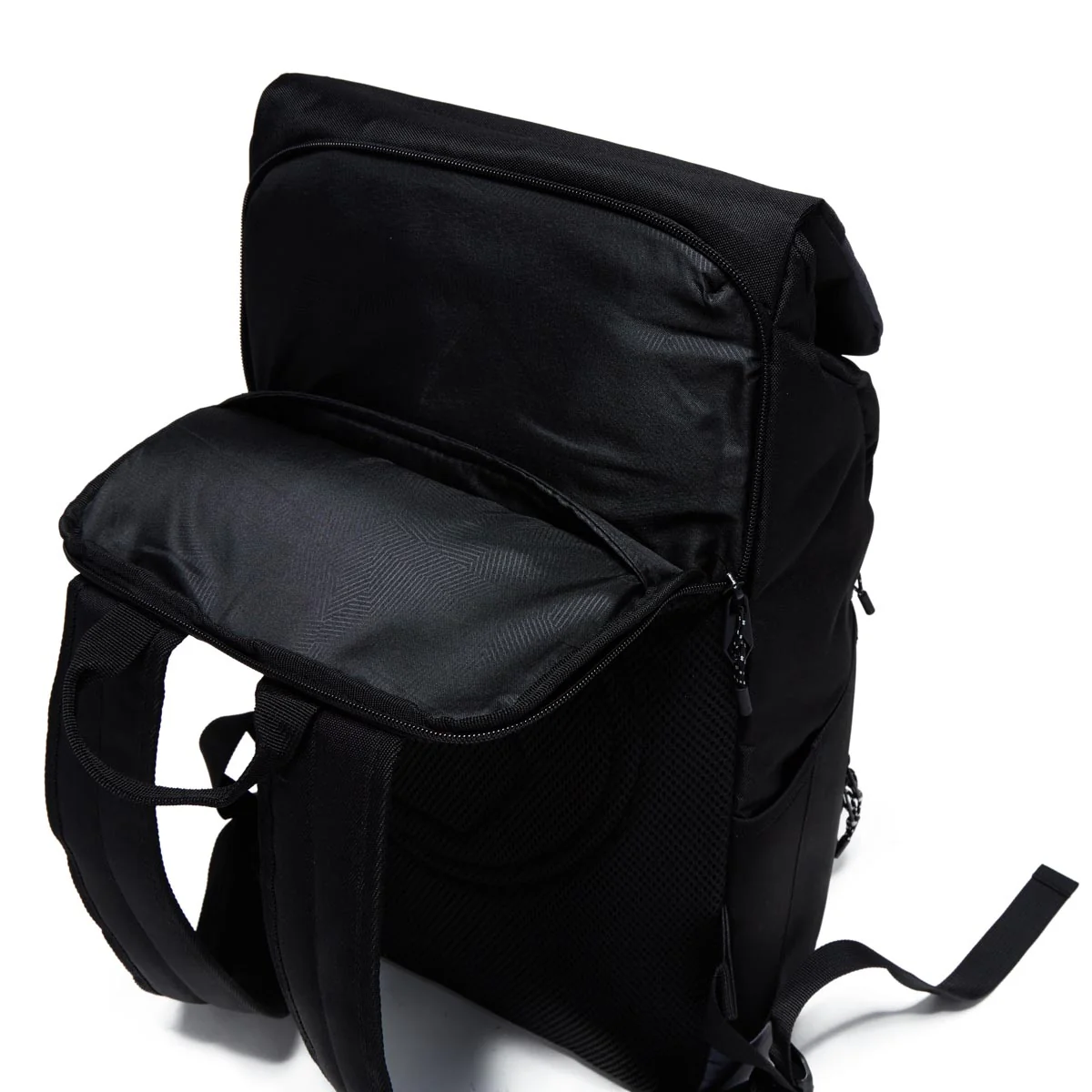 Volcom Charter Fold-over Backpack - Black/Grey - Image 4