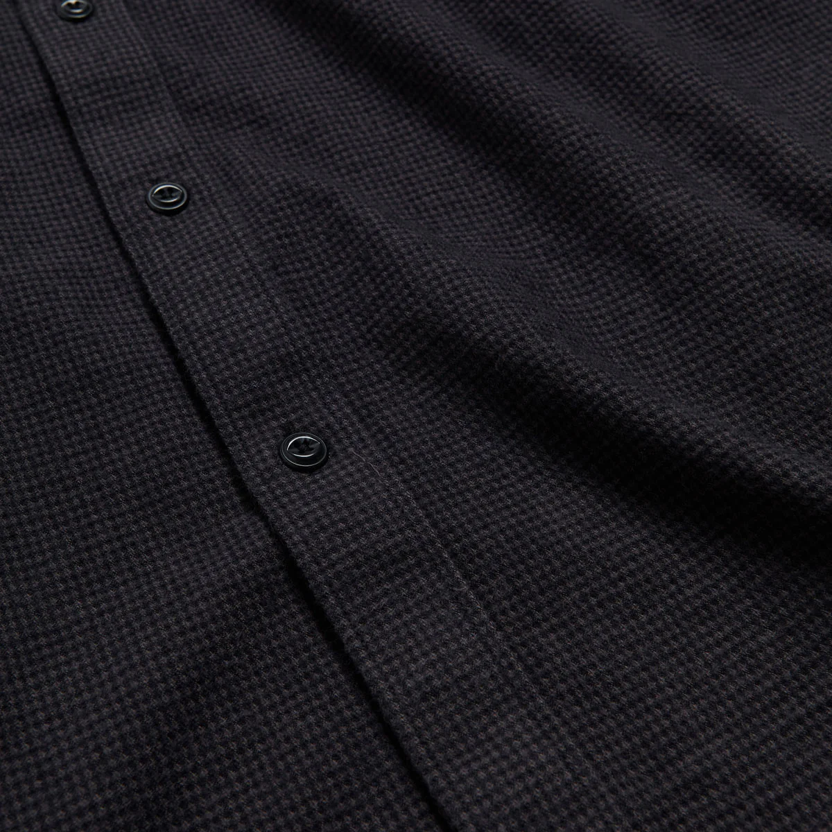 Volcom Date Knight Long Sleeve Shirt - Black Combo - Image 4