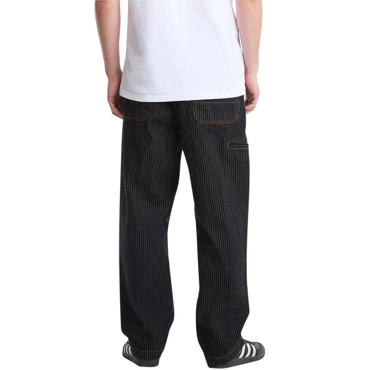 Volcom Dialed Work Pants - Black Stripe - Image 2